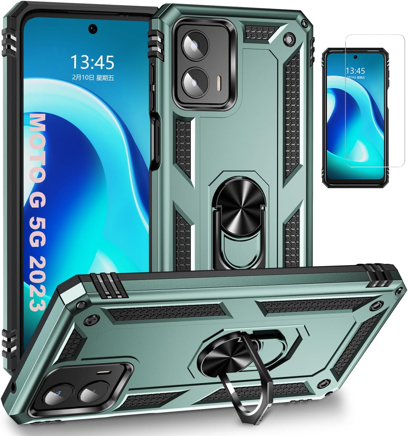 for Motorola Moto G Play 4G 2024 Case with 2 Pcs Screen Protector