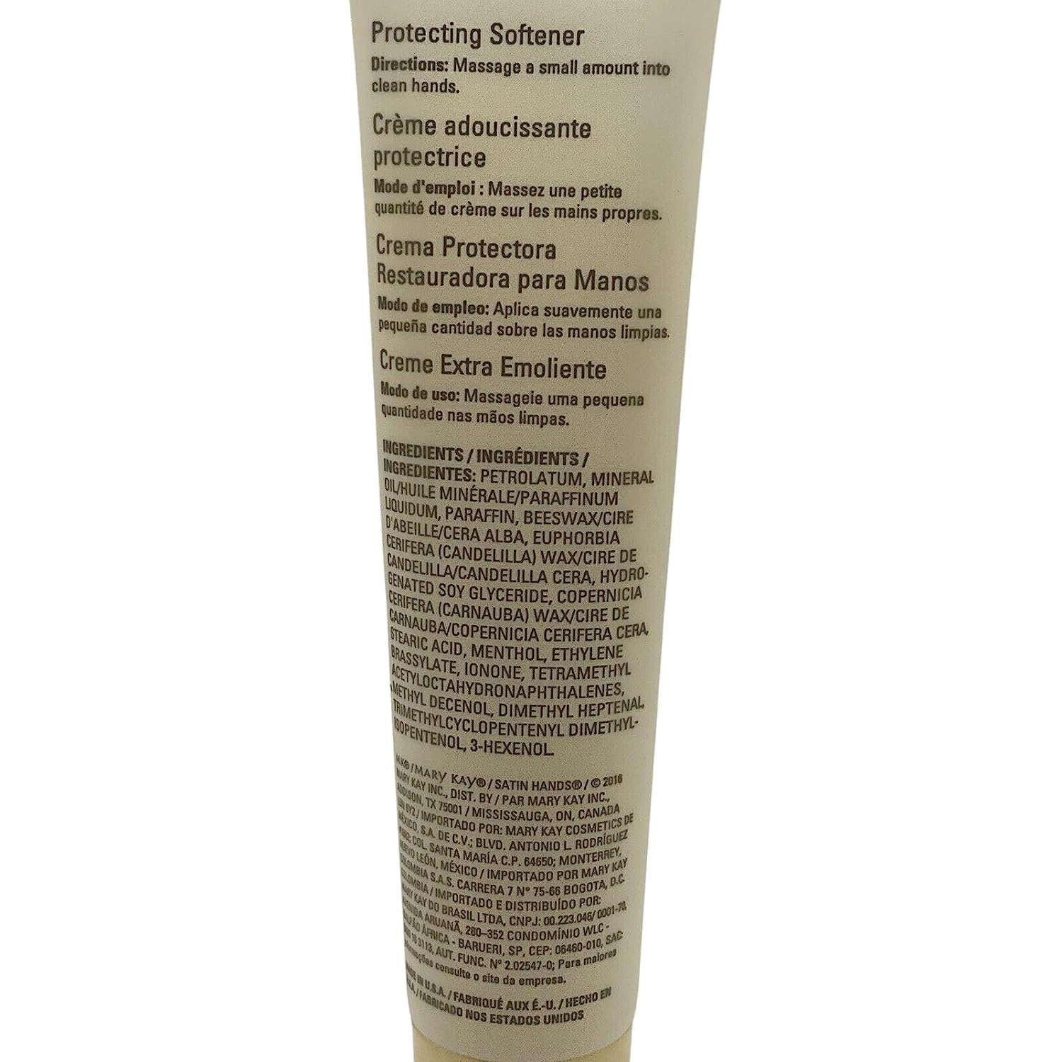 Mary Kay Fragrance Free Satin Hands Hand Softener