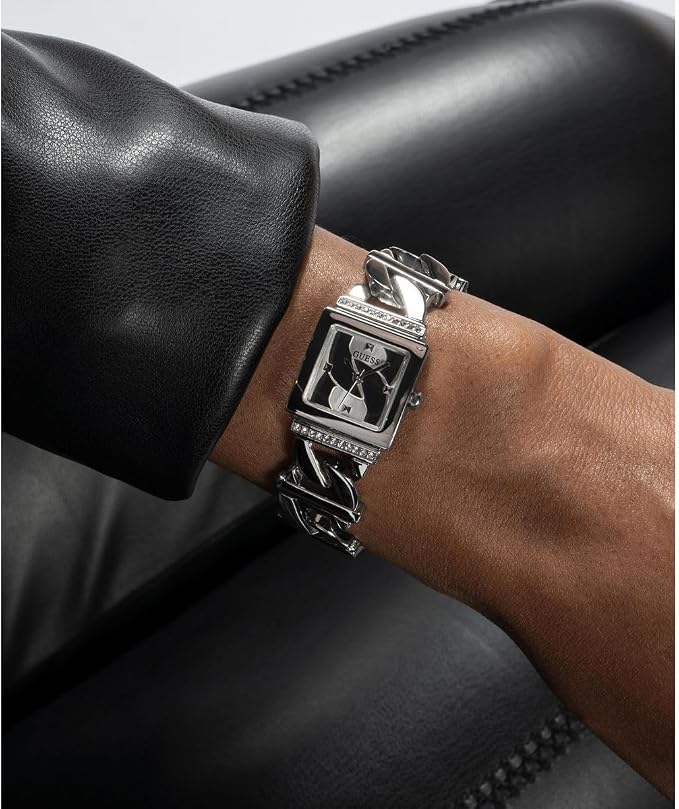 Amazon.co.jp: Guess レディース 20.8mm 腕時計, シルバートーン