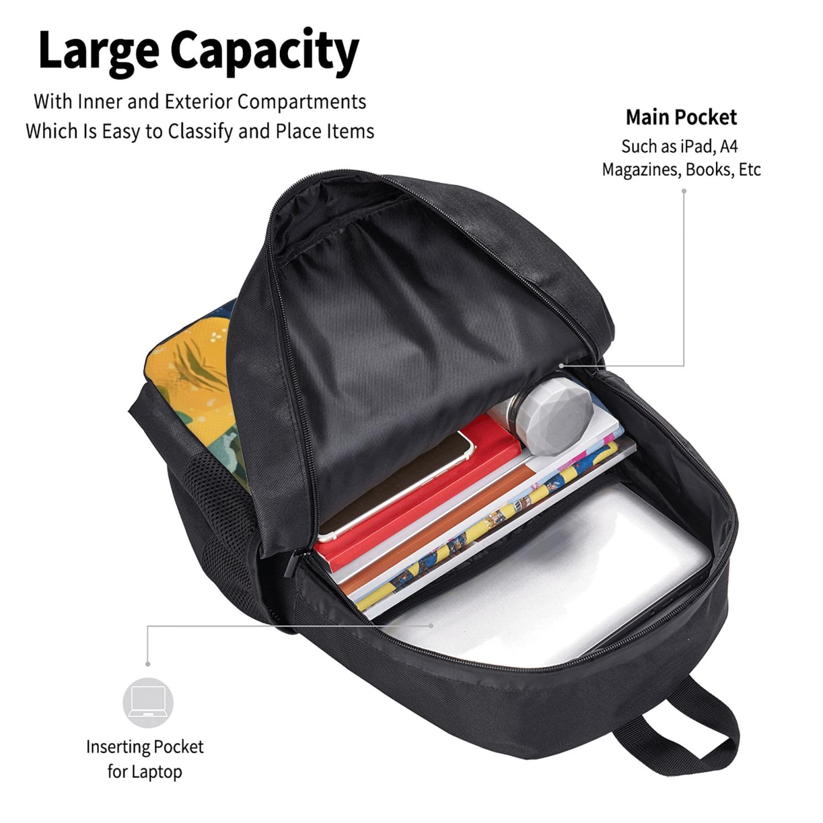 Chromabubble Sac à dos unisexe pour ordinateur portable 15,6" Oxford