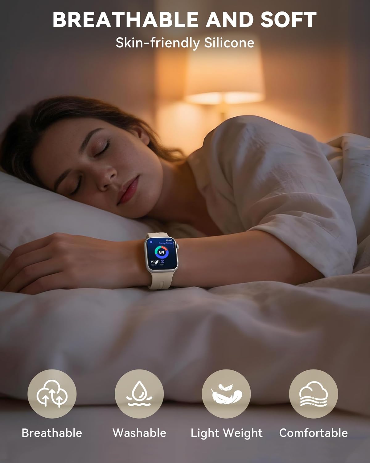 Silicone Bands Compatible with Apple Watch image 2
