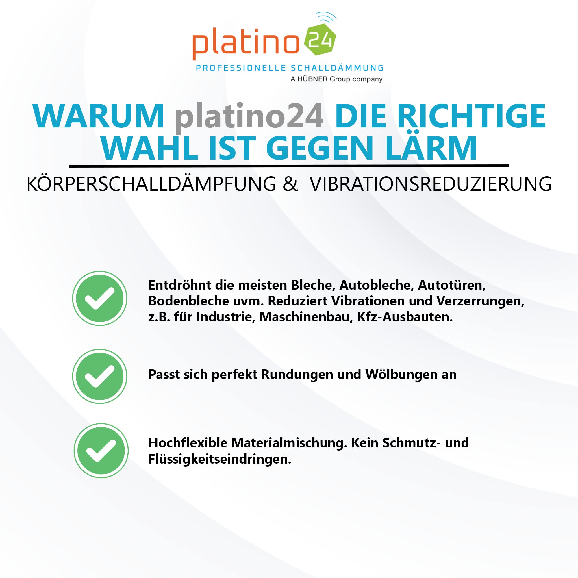 platino24 200x Bitumenmatten 250x100x2mm, Antidröhnmatten selbstklebend, Dämmmatten Auto, Schalldämmung