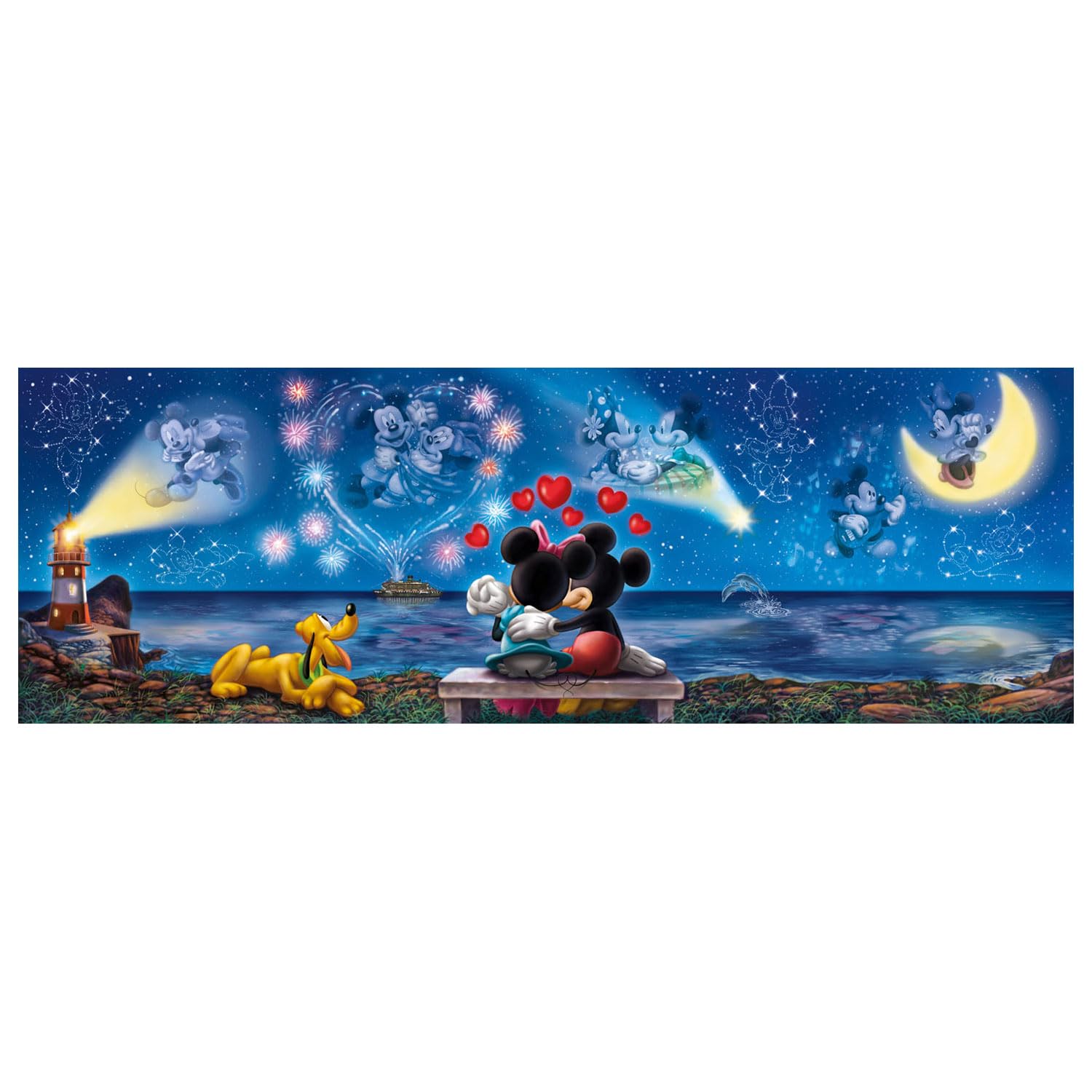 Amazon.com: Clementoni - 39449 - Disney Mickey & Minnie Panorama