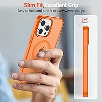 Vista 290 de SUPFINE Funda magnética para iPhone 11 con protector de pantalla (compatible con MagSafe) (protección contra caídas de grado militar), translúcida