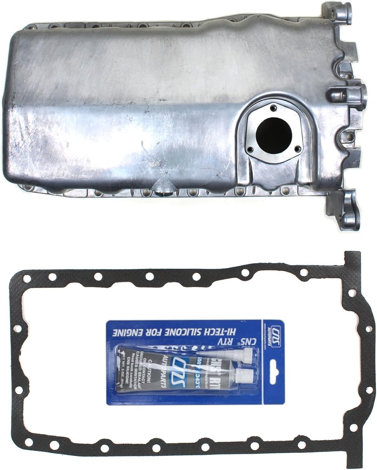 CNS Engine Oil Pan (W/Oil Level Sensor Hole), Gasket Compatible with 1998-03 VW Beetle Golf Jetta 1.9L 2.0L SOHC