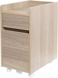 Computer DeskDeskWorkstationSingle Desktop, Adjustable Legs, Design, Modern, Office, Bedroom - Basic Desk, lightbrown, FDK-3059