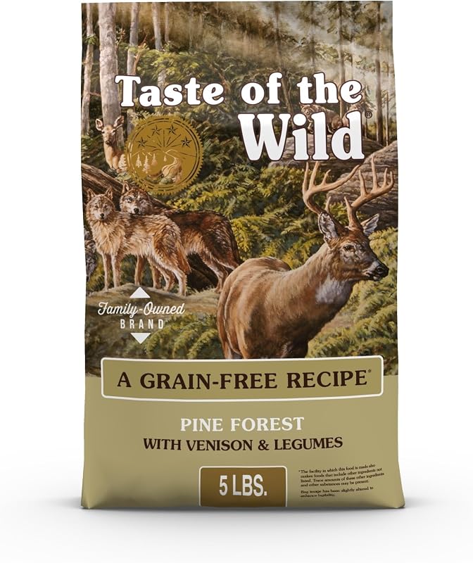 Ração seca para cães Taste of the Wild Pine Forest com carne de veado e legumes 2,27 kg