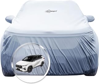 NEODRIFT 'SilverTech' Car Cover for Toyota Hyryder (100% Water-Resistant, All Weather Protection, Tailored Fit, Precision-... Price In India