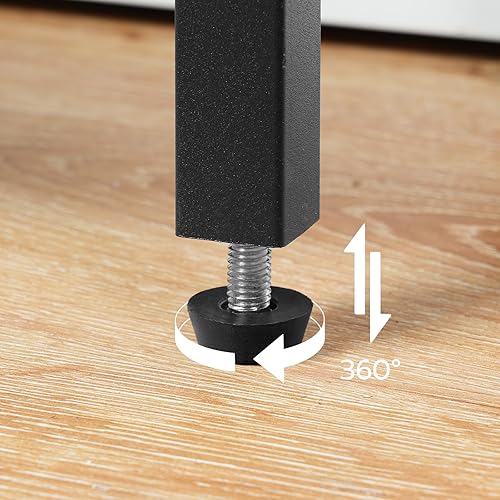 Miniatura 9 de HOOBRO Mesa consola estrecha de 29.5 pulgadas, mesa de entrada de 3 niveles, mesa de sofá delgada con estantes, mesa auxiliar, mesa de exhibición,