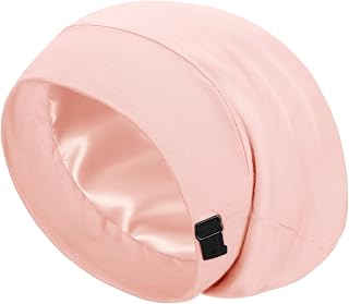 100% Mulberry Silk Bonnet for Sleeping Women Real Silk Lined Sleep Cap