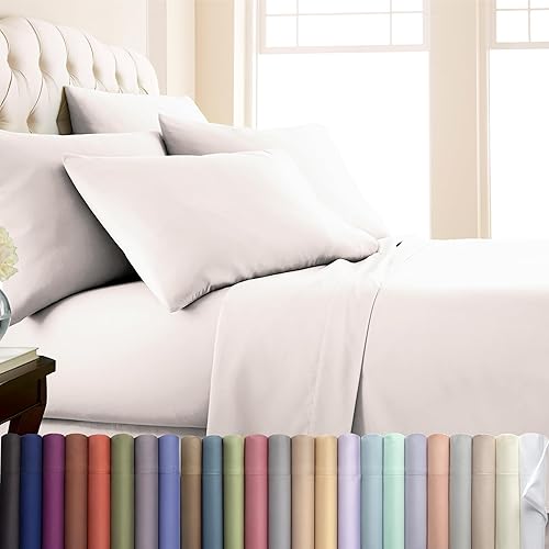 Miniatura 27 de Southshore Fine Living, Inc. Colección premium, juego de sábanas de 6 piezas tamaño Queen con bolsillo profundo y sábana bajera de bolsillo profundo