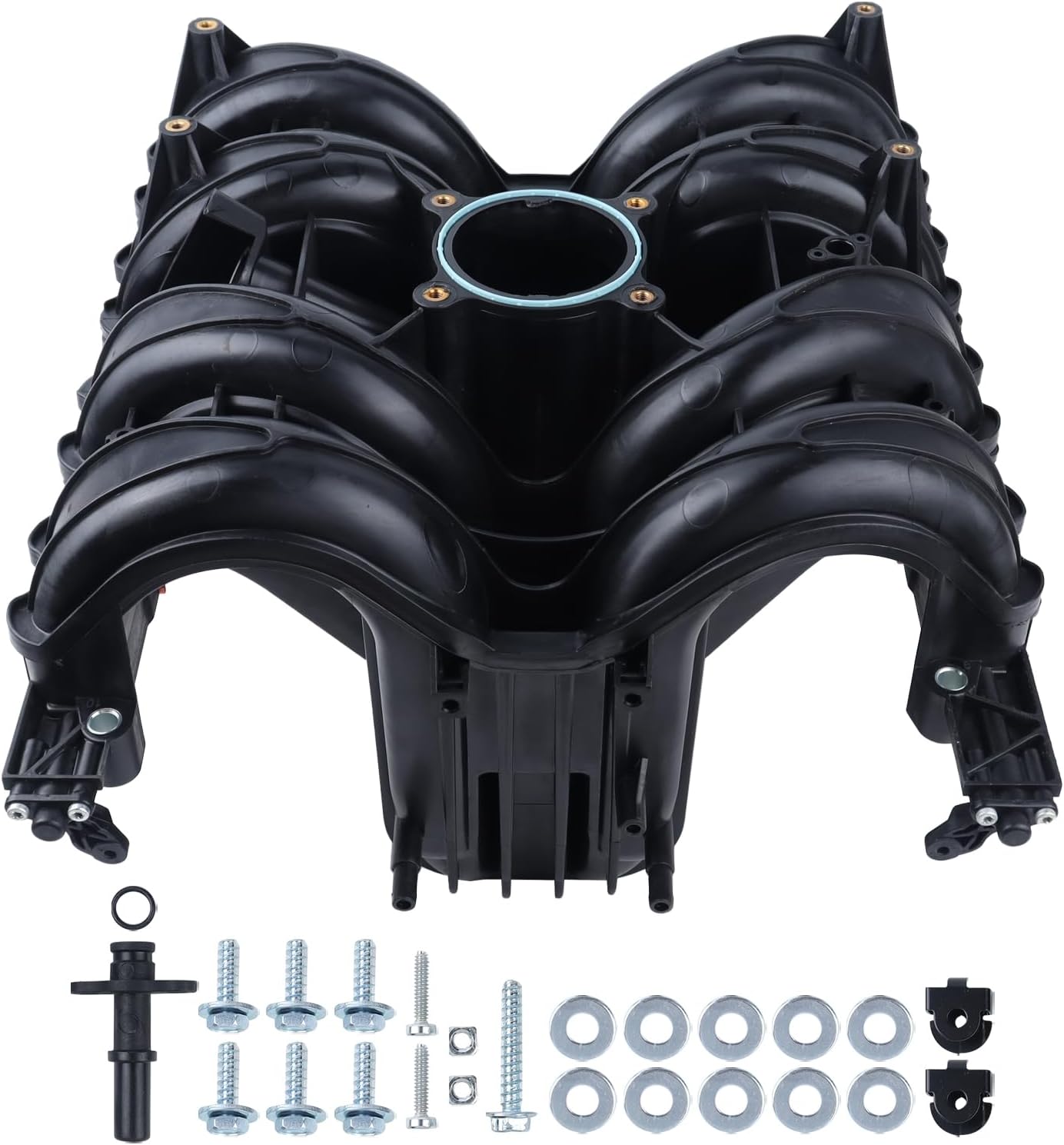 FEIDKS Engine Intake Manifold w/Gasket Compatible with Ford F150 F250 F350 Lincoln Models Replaces 615-268 5L1Z-9424-A