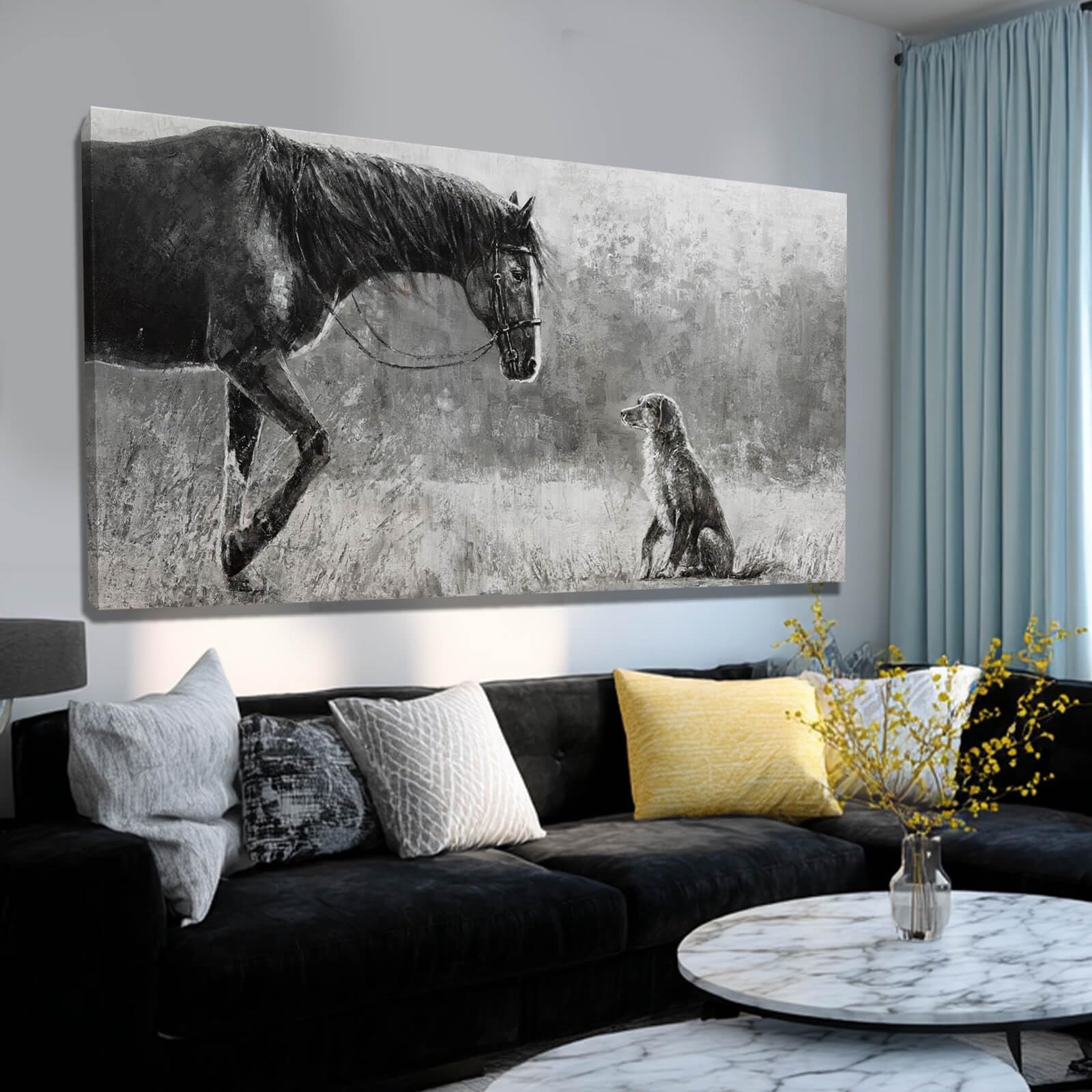 Artexist Contemporary Dog Wall Picture