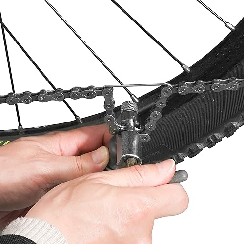 Miniatura 7 de Oumers Herramienta rompedor de bicicleta Chian universal para cadenas de 7, 8, 9, 10, 11 velocidades, quita las cadenas oxidadas fácilmente. Un