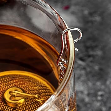 2 Pack 304 Stainless Steel Tea Strainer Tea Infuser Ball for Loose Tea Spice Infuser with Extended Chain Hook to Brew Loose Leaf Tea Spices Seasonings