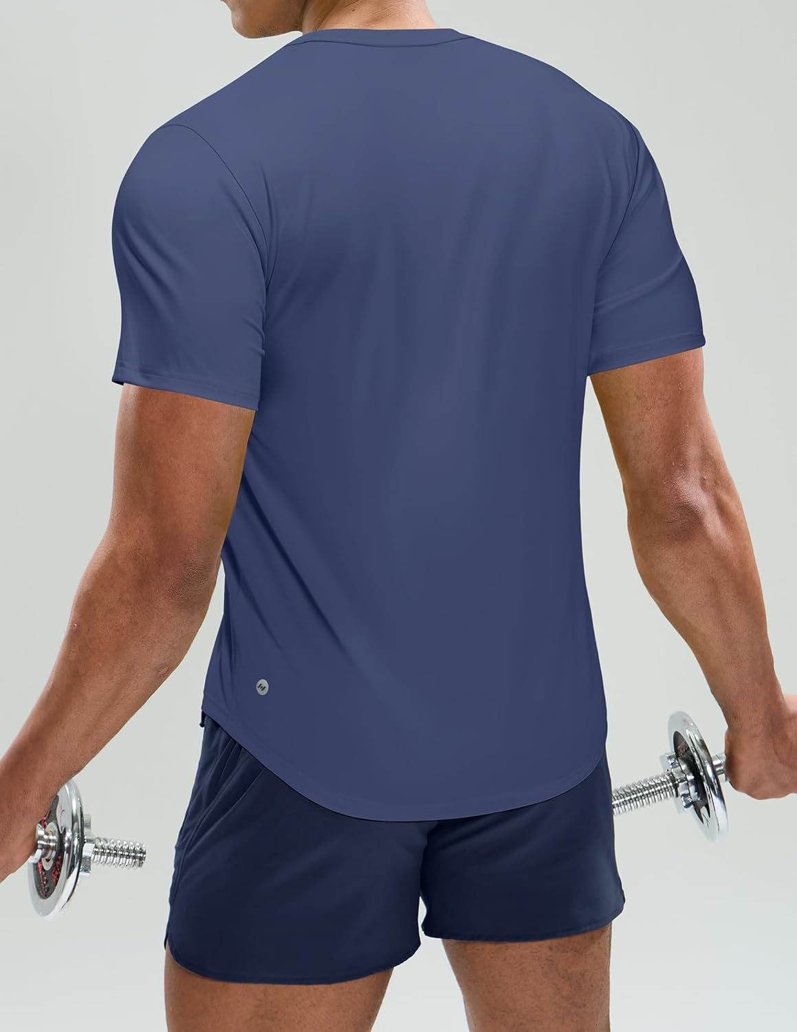 MIER Men's Workout T Shirts Dry Fit Short Sleeve Athletic Gym Running Lightweight Performance Tee Tops, Polyester, UPF 50+ - Image 3