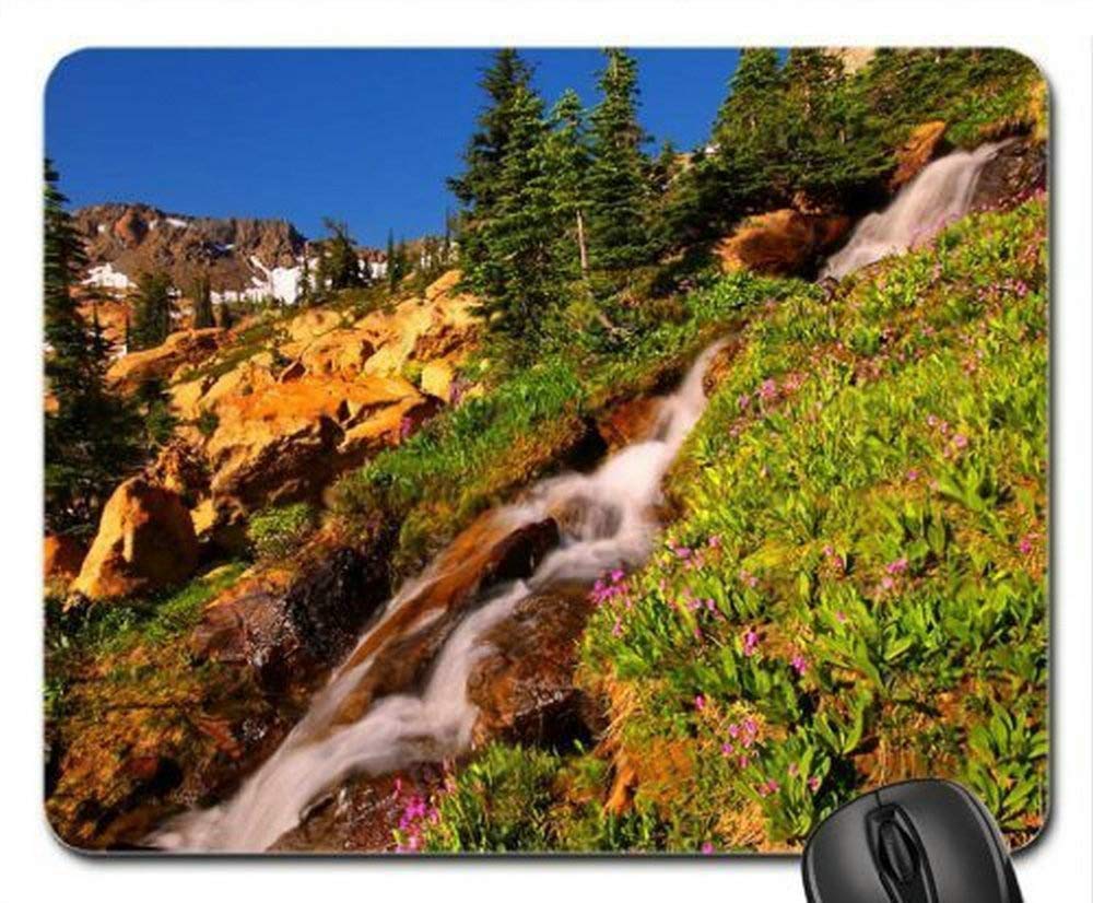 YENDOSTEEN(Advanced lock edge) Mouse mat Gaming Mouse pad Mountain stream Mouse pad, Mousepad (Mountains Mouse pad)