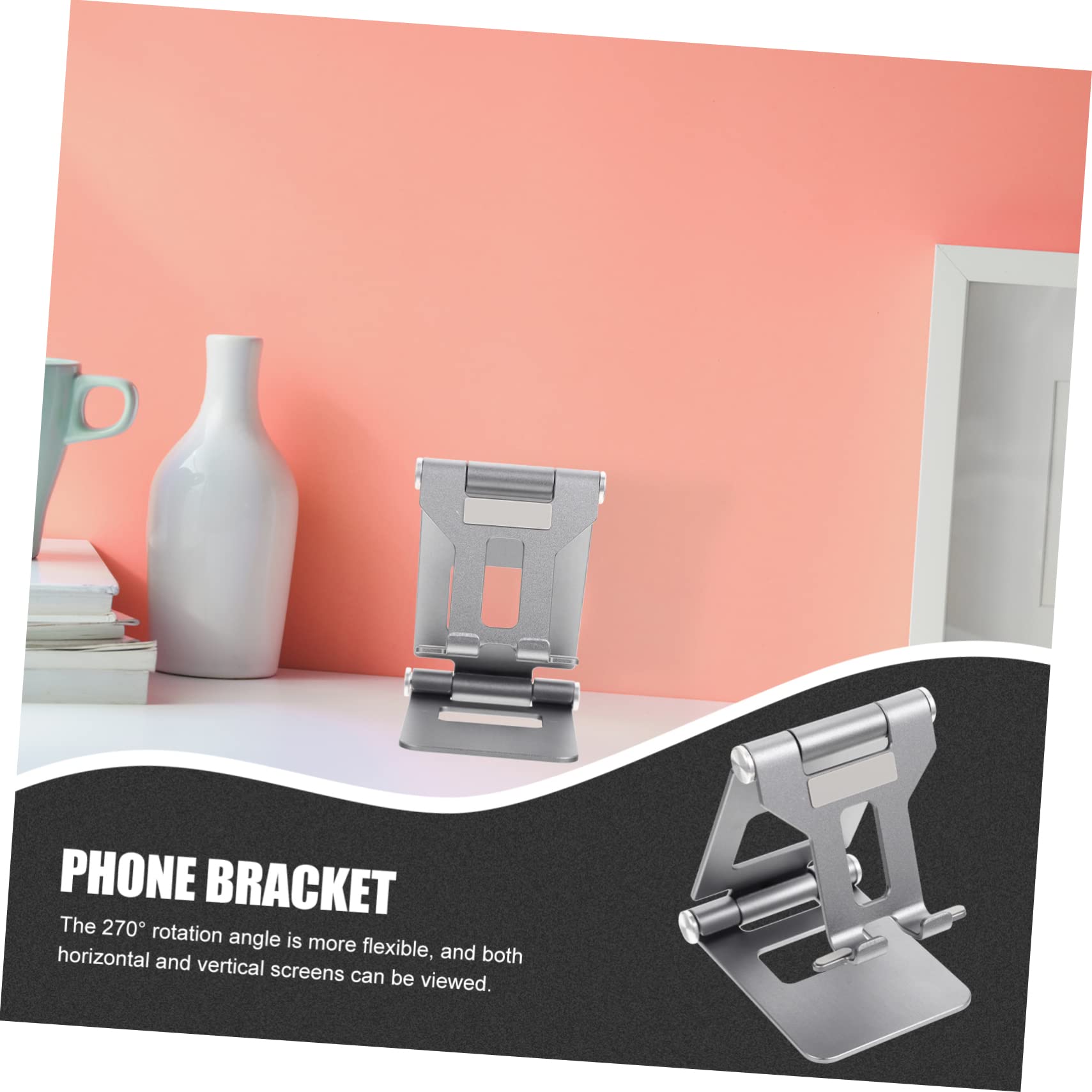 OSALADI 5pezzi Supporto Telefonico Pieghevole Per Scrivania Porta Tablet Portatile Con Design Compatto e Stabile Per Smartphone