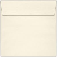 Vista 278 de LUXPaper Sobres de invitación cuadrados Despegar y prensar 8 x 8 pulgadas Natural Texto de 70 libras 50