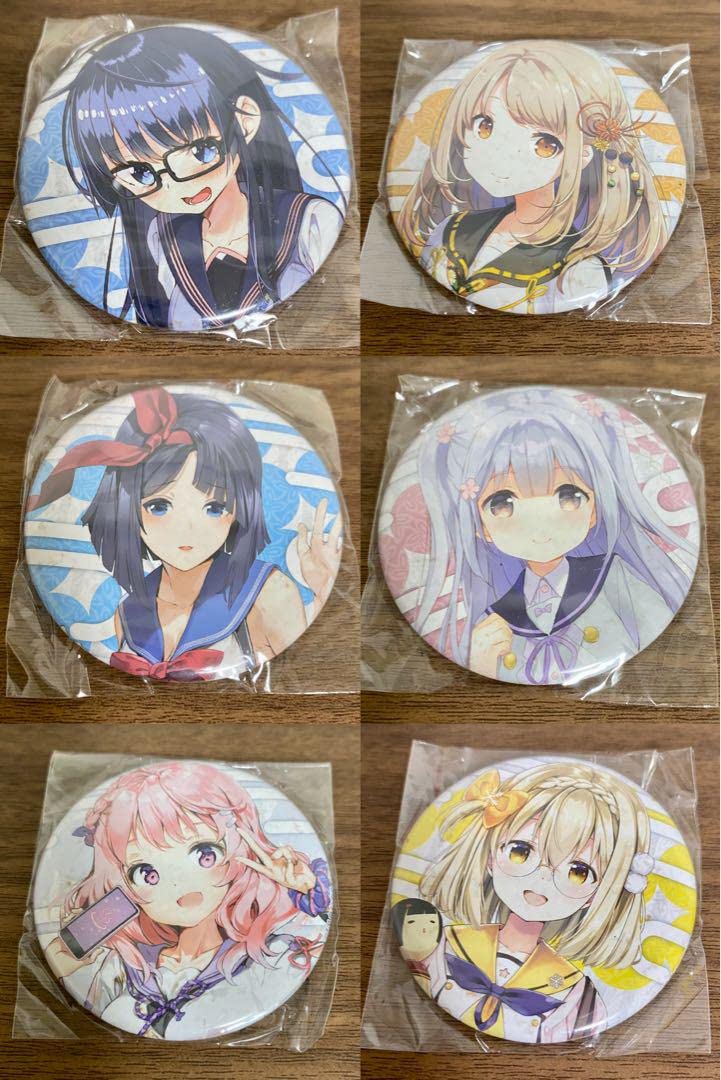 Amazon | 温泉むすめ イラスト展 ガチャ缶バッジまとめ 67YS11TC