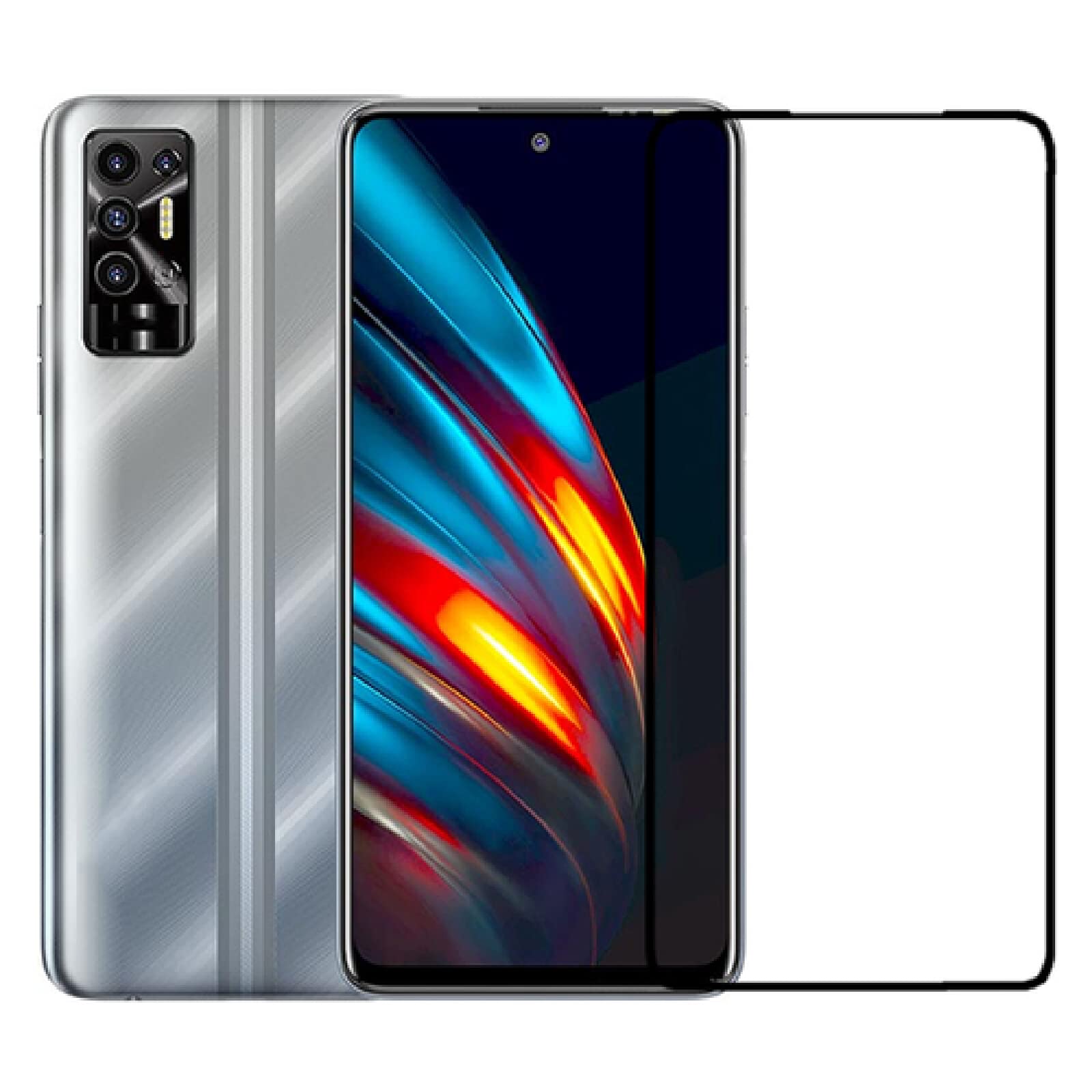 LadyCentMobile Phone Tempered Film for Tecno Pova 2, Mobile Phone Screen Protector