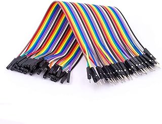 AZDelivery Breadboard Jumper Wire Cable 40 Pin Female to Male F2M Ribbon Cables compatible with Arduino and Raspberry Pi Including E-Book!