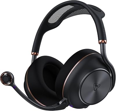 Turtle Beach Stealth Pro II Premium Multiplatform Wireless Gaming Headset for PC, PlayStation 5, PS4, Hi-Res 24-bit Audio, Noise Cancellation, Rechargeable Battery, Bluetooth, Boom Mic, Black