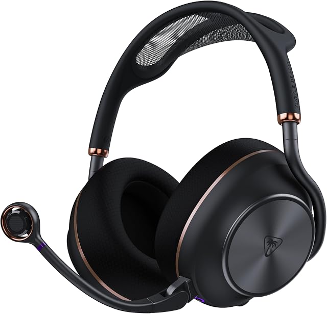 Turtle Beach Stealth Pro II Premium Multiplatform Wireless Gaming Headset for PC, PlayStation 5, PS4, Hi-Res 24-bit Audio, Noise Cancellation, Rechargeable Battery, Bluetooth, Boom Mic, Black