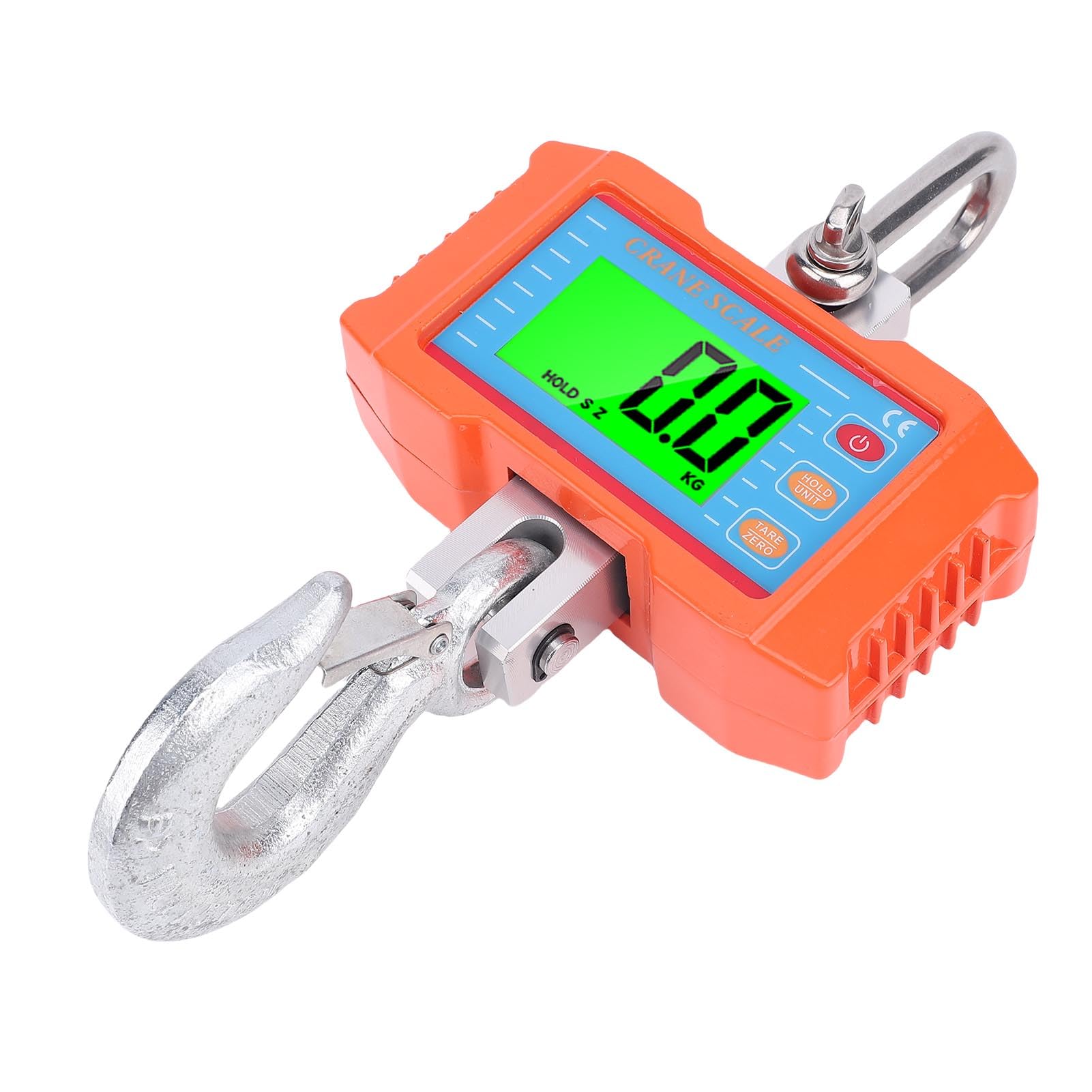 Jectse Échelle de Grue Numérique, 2000KG/4400lb Balance Suspendue avec Rétro-éclairage LED, Données de Contrôle à Distance Précises Tare Reset pour les Fermes Industrielles, Usine