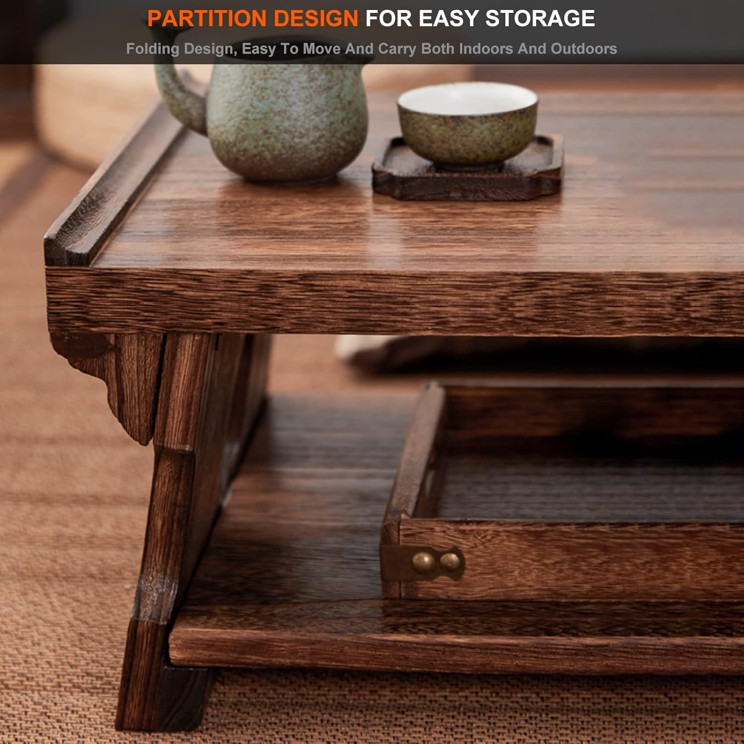 フランスアンティーク木製ホールテーブル机/花台/カウンターデスク