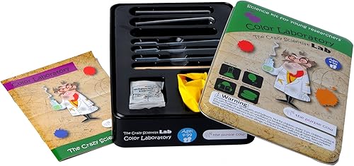 Miniatura 2 de The Purple Cow Crazy Scientist Color Laboratoty - Kits de ciencia para jóvenes investigadores. para el aprendizaje y la educación - Juegos