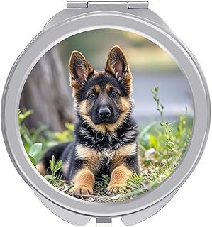 Espejo de maquillaje de viaje para perro past...