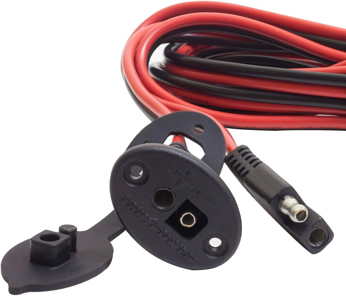 Yak-Power Power Port with Wire and SAE Connector for Kayaks