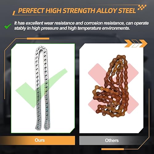 Miniatura 6 de Kit de cadena de distribución del motor, adecuado para Hyundai Kia Elantra Sonata Tucson Optima Soul Forte 2.0L G4NC, pieza de repuesto para