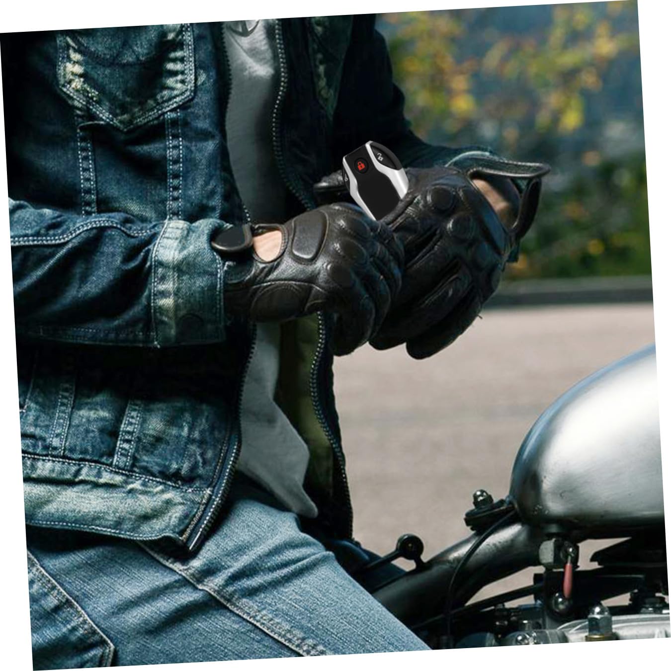 IMIKEYA Kit di Sicurezza per Moto con Allarme, Avviamento Motore e Telecomando Remoto, Accessori per Protezione Moto