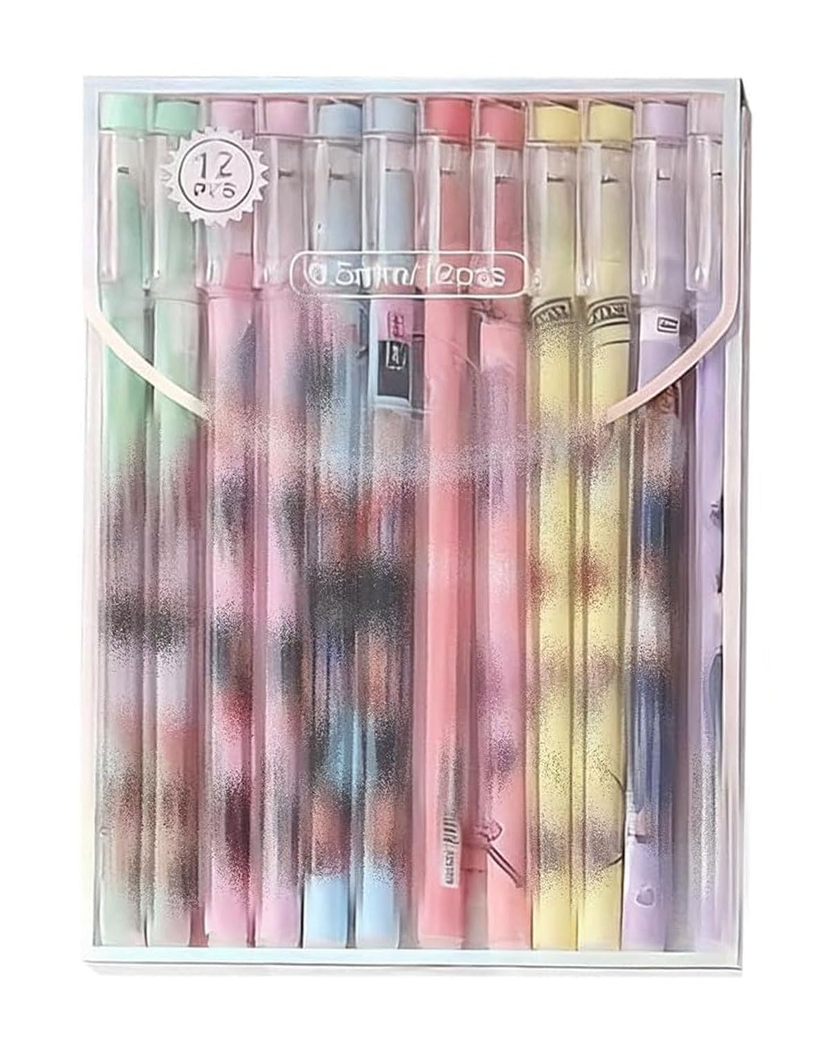 12Pcs Bolígrafos borrable, bolígrafos borrables, bolígrafos de gel borrables, punta de 0,5 mm, Bolígrafo De Tinta Borrable Para Niños, Estudiantes y Adultos