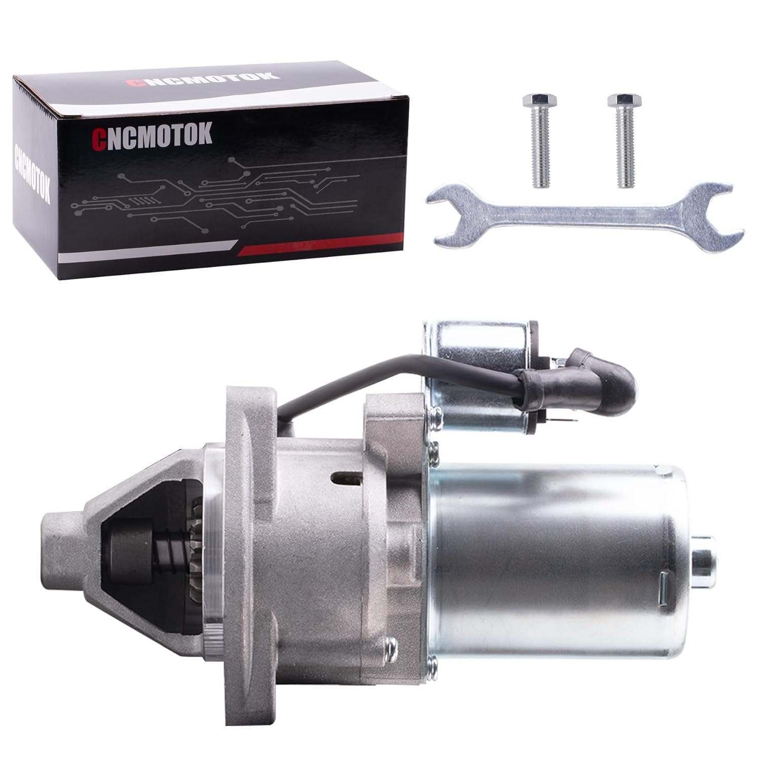 GX340 GX390 Starter Motor w/Solenoid - Compatible with Honda Electric Start Toro Dingo 11-13HP Engines Replaces 128000-2750,DB5B8,SND0288,41052044,31210ZB80130,31210ZE3013,31210ZE30130,31210-ZE3-023