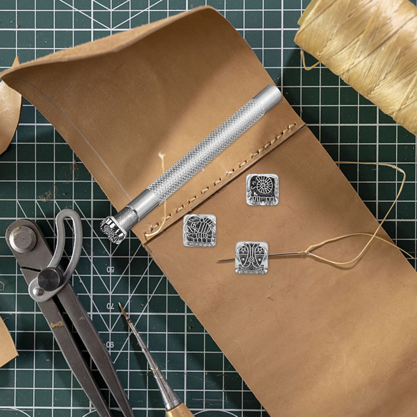 Lurrose 3juegos Sellos De Estampado De Cuero Para Manualidades Herramientas De Punzón De Constelaciones Kit De Estampado De Diseño Creativo Para Proyectos De Piel