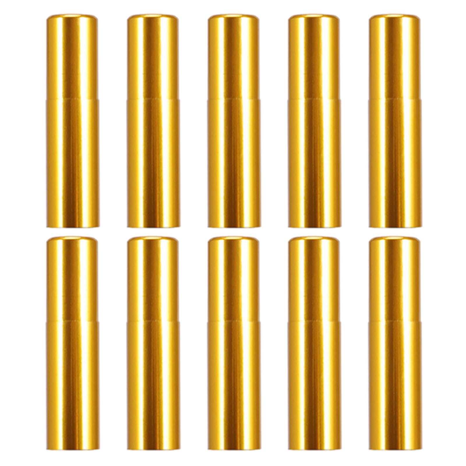 LiRRvb 10Pcs Cycling Cable End Crimps Bike Ends Caps Bikes Brake Tips Shifter for Road Mountain Bicycles Caps Brake Crimps Alloy Crimp Tips Shifter