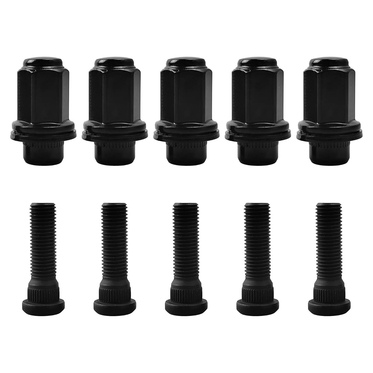 Yojunauto Wheel Lug Studs and Nuts Compatible with Toyota