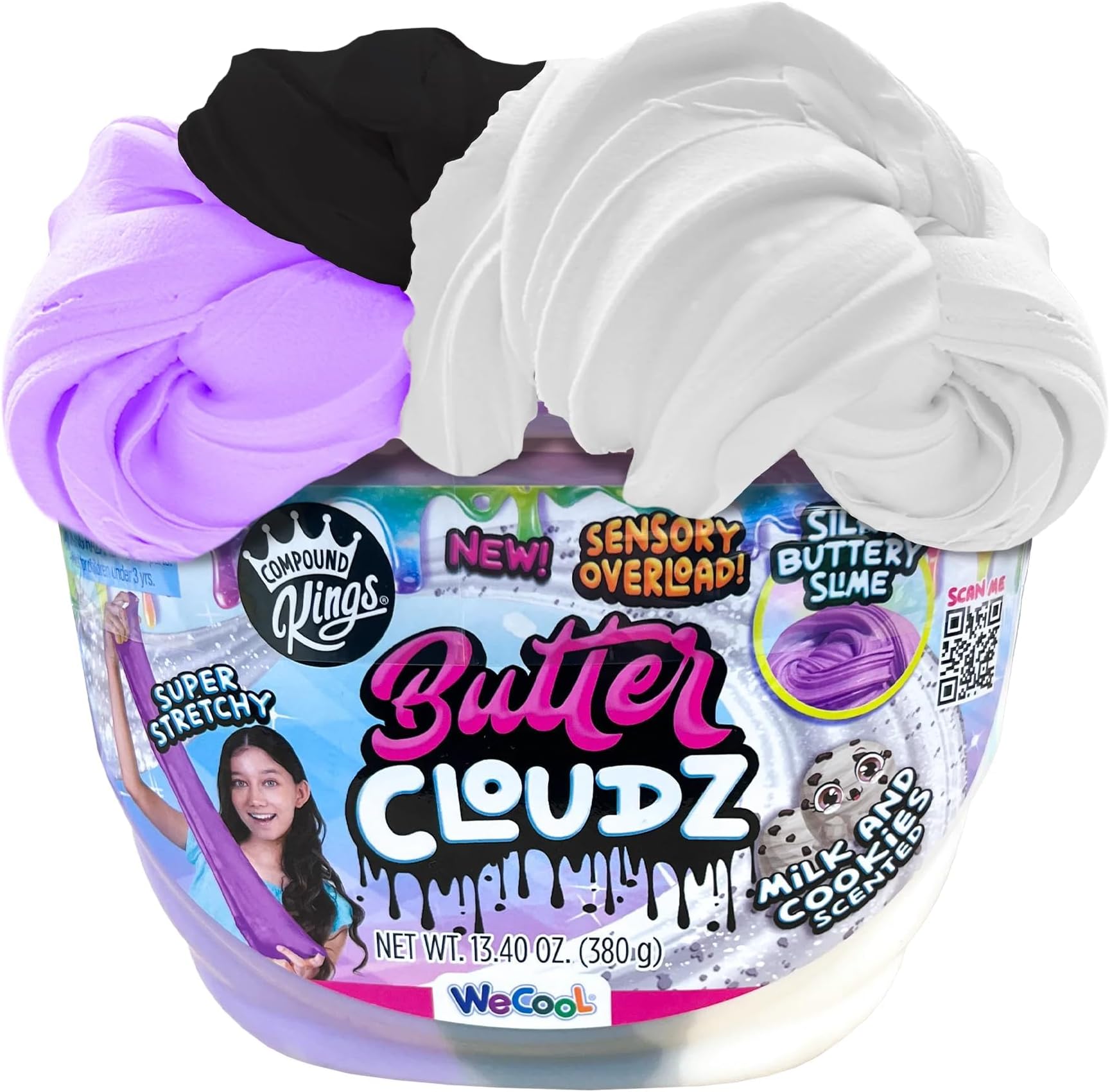 Butter Cloudz Tub Milk and Cookies