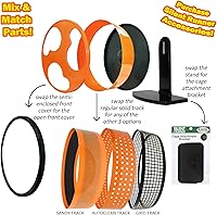 Vista 4 de Silent Runner regular de 12 pulgadas Rueda + accesorio de jaula Planeadores de azúcar, hámsters, ratas