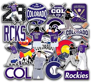 29 PCS American Baseball Team Stickers for Water Bottle, Laptop, Bicycle, Computer, Motorcycle, Travel Case, Car Decal Decoration Sticker 2-2.5 inches