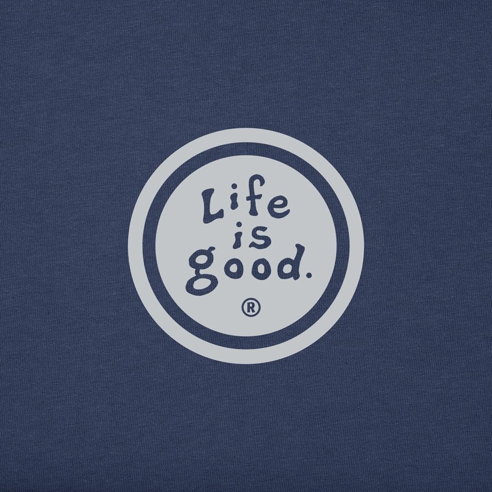 Life is Good. Mens Crusher Tee Lig Vintage Coin