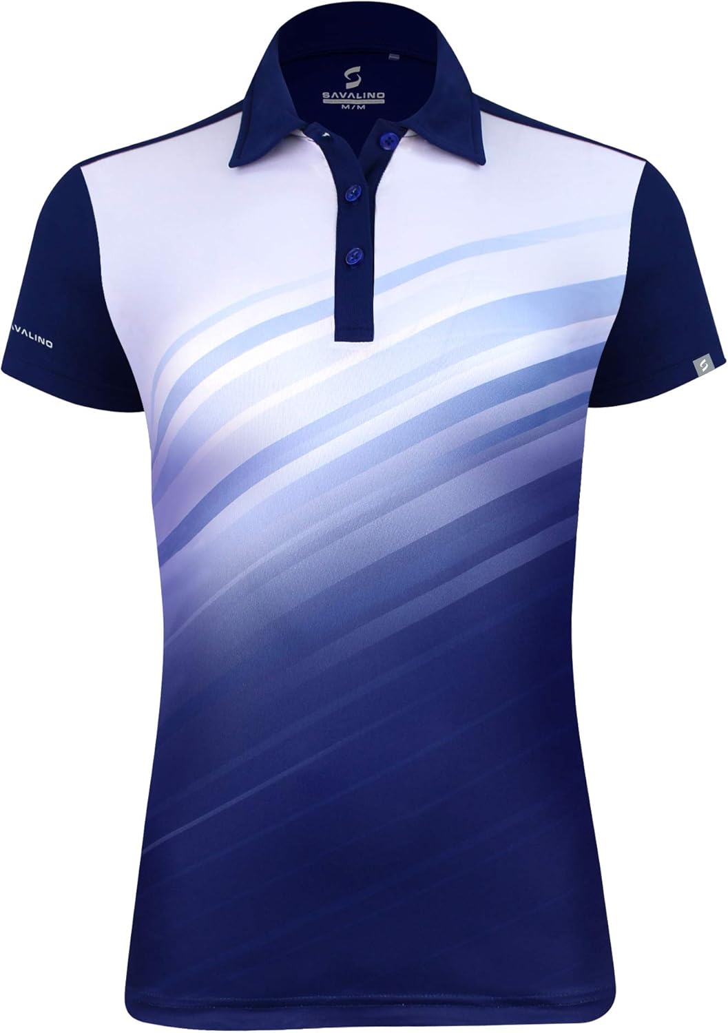 SAVALINO Women's Bowling Shirts Professional Polo Shirt