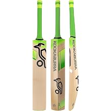 Kookaburra Kahuna 2.1 Cricket Bat, Short Handle, Lime