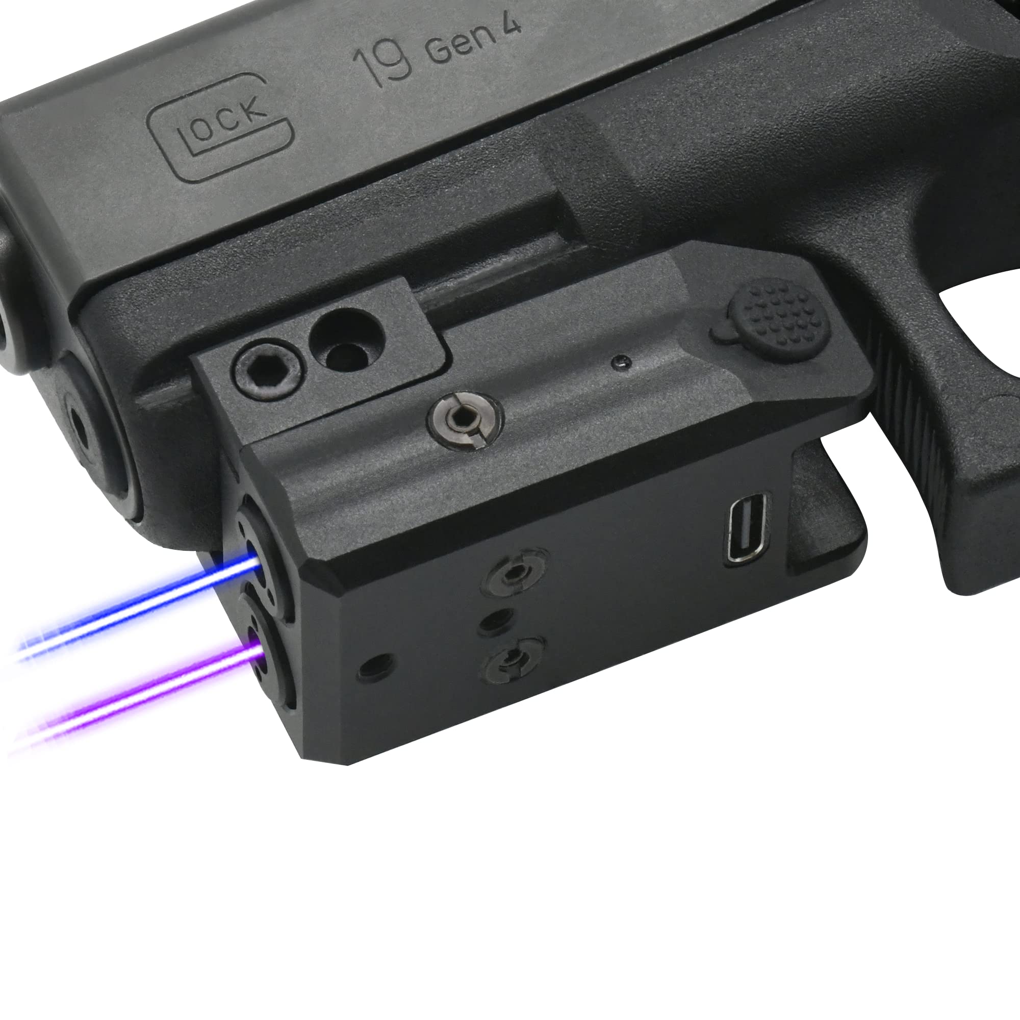 Buy HiLight P3PB Duo Purple Blue Laser for Pistol, Laser with Picatinny