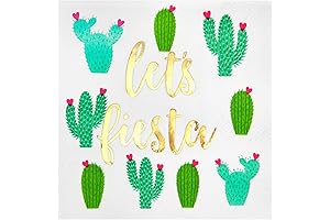 Juvale Taco Napkins: Fun Festive Fiesta Decorations