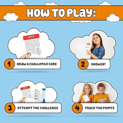 Miniatura 3 de Math Blast! Cool Math Games for Kids 8-12 - Divertido juego educativo de matemáticas mentales para el hogar y el aula - Practica matemáticas de la