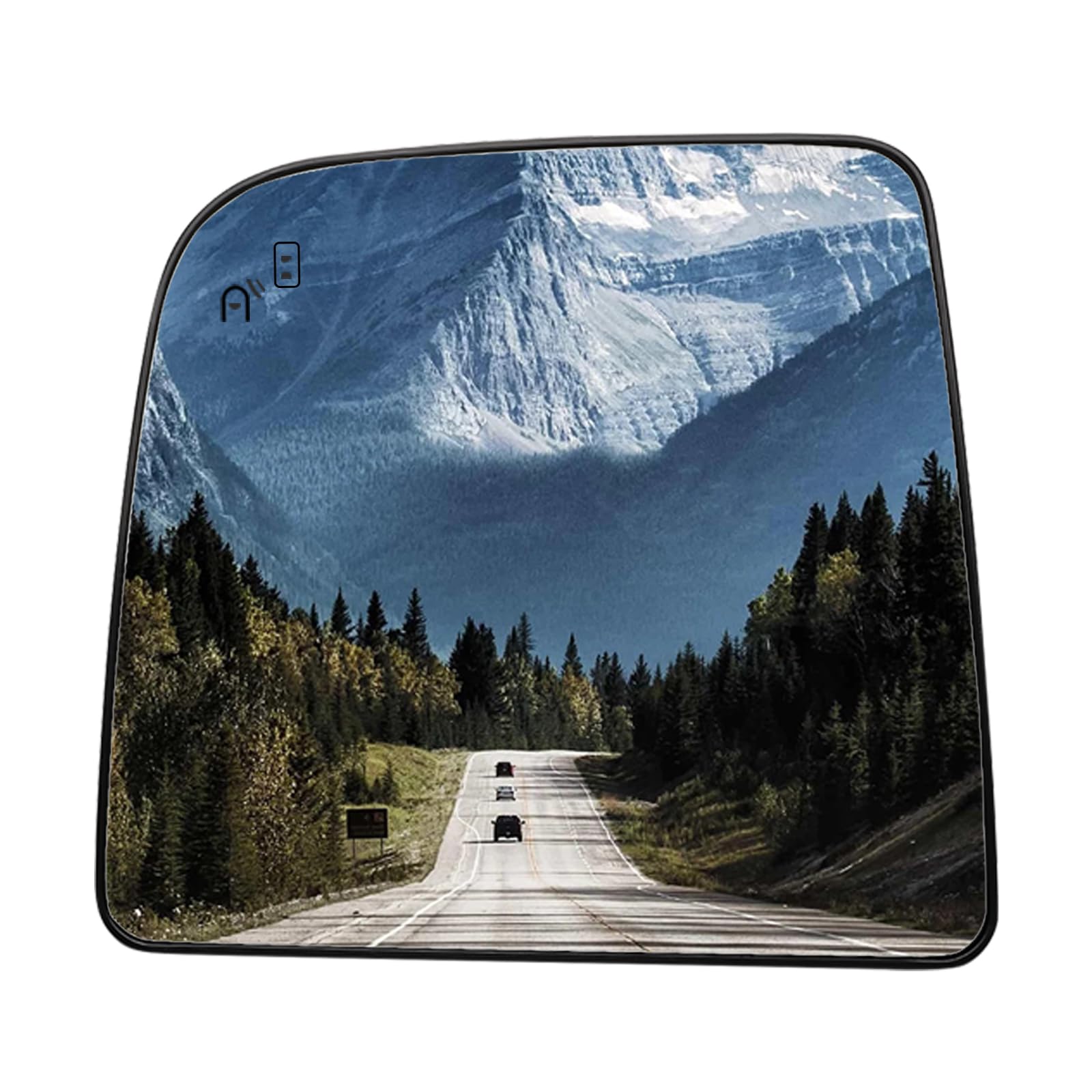 LOIYLLEN Driver Side Mirror Replacement for Nissan Titan 2016 2017 2018 2019 - Left Side Mirror Glass, Rear View Mirrors Glass with Power Heated &